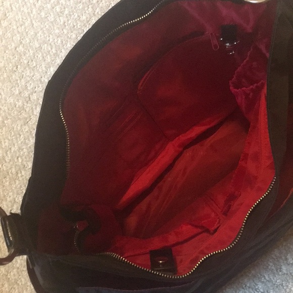 Amy Michelle Lotus Diaper Bag, Black - Picture 8 of 10